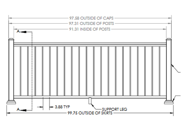 Harmony_0003_Post-to-Post-36in-Top-Rail